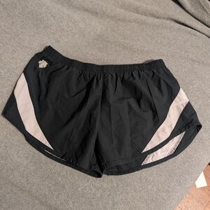Descente Black and Gray Women's Athletic Shorts